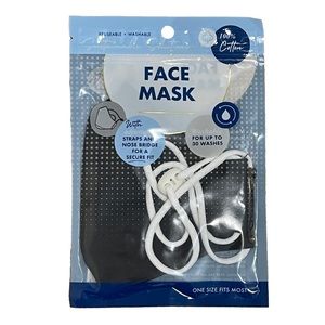 Sustainable Solutions Black Reusable, Washable, and Adjustable Face Mask UNOPEN
